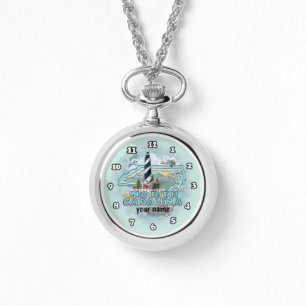 Pulsera Reloj del faro de Carolina del Norte