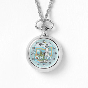 Pulsera Reloj del faro de Ohio