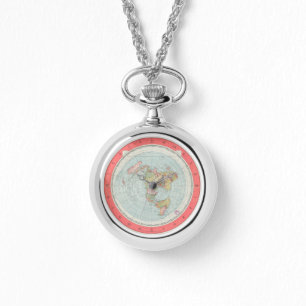 Pulsera Reloj del MUNDO de Gleason "NUEVO MAPA ESTÁNDAR"
