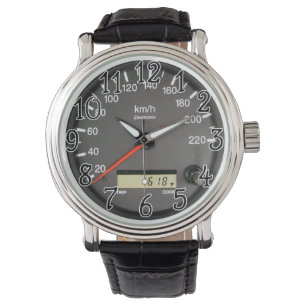 Pulsera Reloj del odómetro del coche de carreras