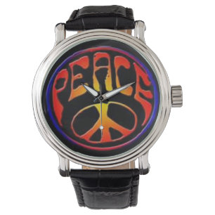 Pulsera Reloj del signo de la paz