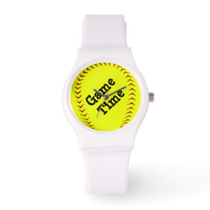 Pulsera Reloj del softball de Fastpitch