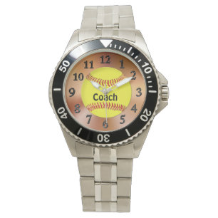 Pulsera Reloj del softball de las ideas del regalo del