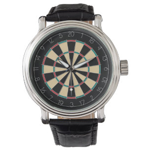 Pulsera reloj del tablero de dardo