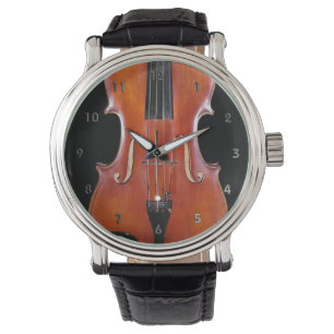Pulsera Reloj del violín o reloj de la viola de Leslie