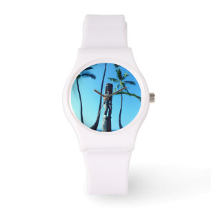 Pulsera Reloj deportivo de la estatua hawaiana de Tiki
