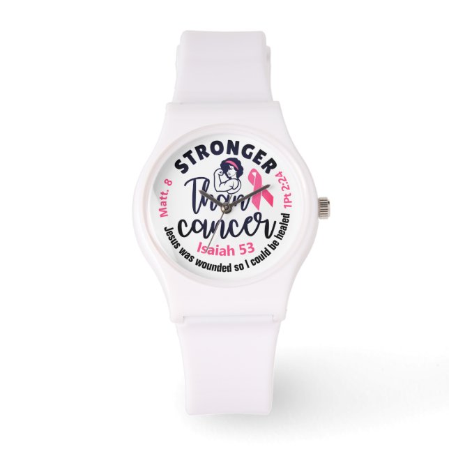 Pulsera Reloj deportivo de silicona blanca para mujeres (Anverso)