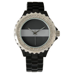 Pulsera Reloj diamante de imitación de línea mujeres