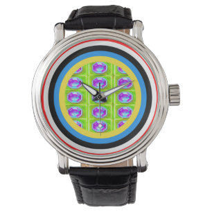 Pulsera Reloj digital vintage masculino Correa de cuero ne