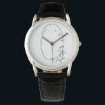 Pulsera Reloj distorsionado de Hannibal<br><div class="desc">El reloj dibujado de Will Graham mientras su cerebro estaba inflamado.</div>