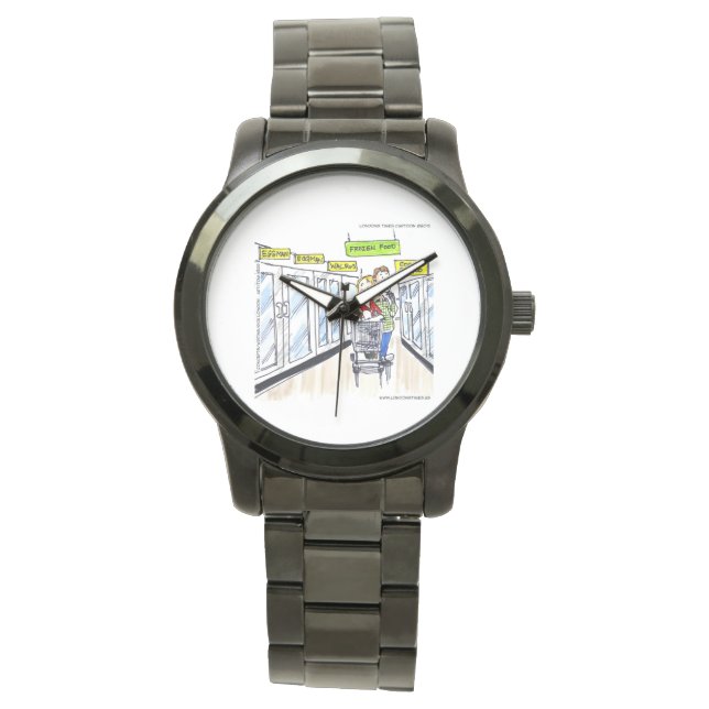 Pulsera Reloj divertido de morsa congelada de Rick London (Anverso)