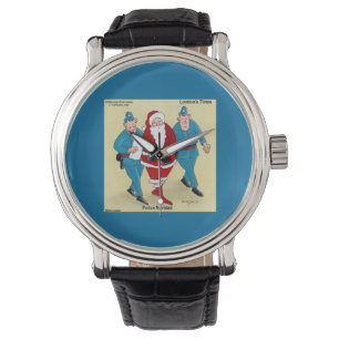Pulsera Reloj divertido de Navidad Policía
