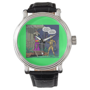Pulsera Reloj divertido unisex Hippie de prueba de choque