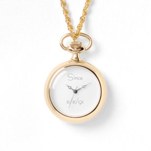 Pulsera Reloj elegante de la fecha de la sobriedad
