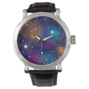 Pulsera Reloj estelar de la impresión de la galaxia