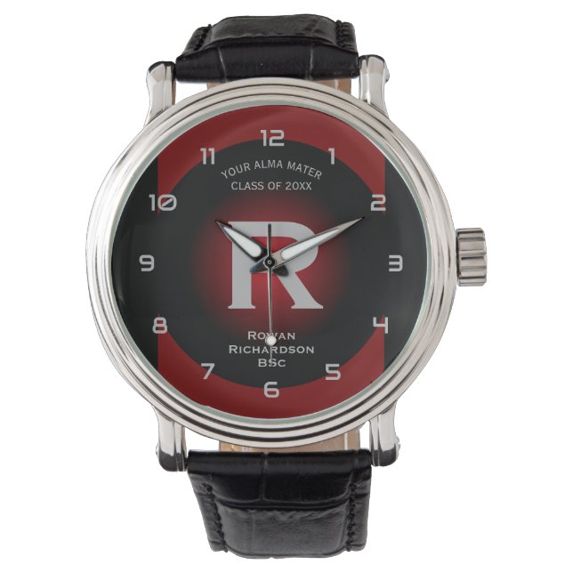 Pulsera Reloj eWatch de Graduación Chic (Anverso)