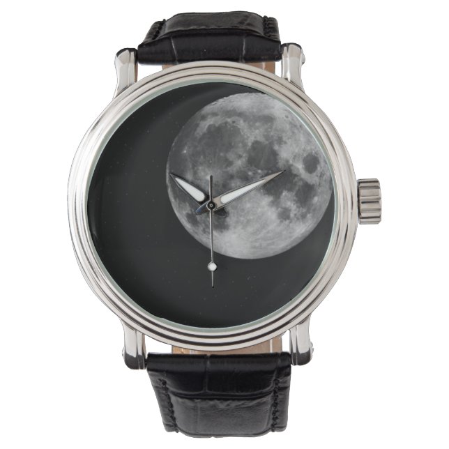 Pulsera Reloj eWatch de luna completa (Anverso)
