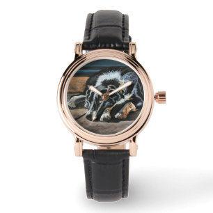 Pulsera Reloj eWatch femenino de Sleepy Border Collie