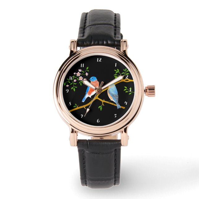 Pulsera Reloj eWatch para mujeres de Bluebirds (Anverso)