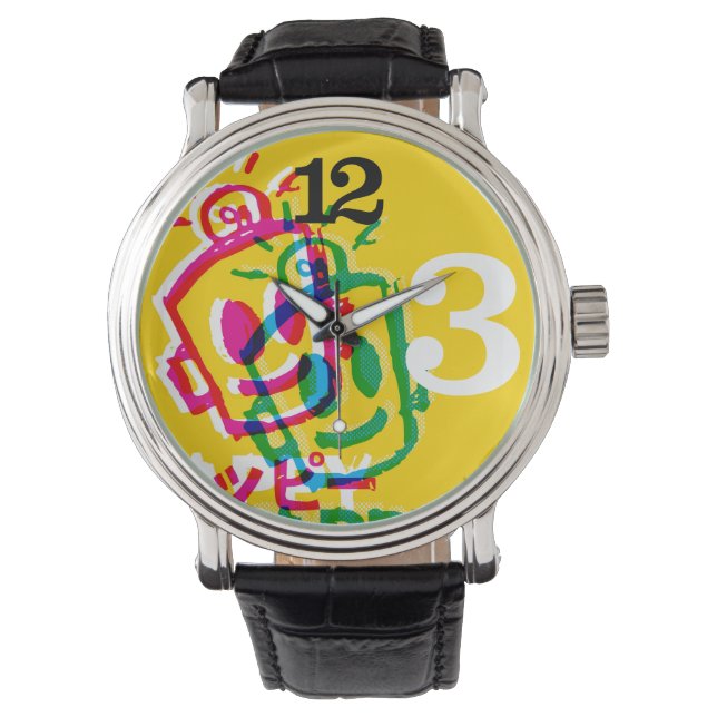 Pulsera Reloj feliz de gran éxito (Anverso)