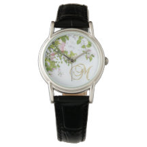 Reloj femenino personalizado de árbol de dogwood