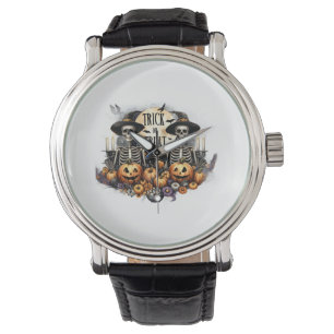Pulsera Reloj festivo de esqueleto
