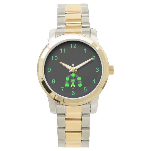 Pulsera Reloj franco-queso de St. Patrick (Anverso)