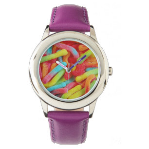 Pulsera Reloj gomoso de la impresión del caramelo del