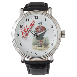 Pulsera Reloj ideal escocés de Shaw del clan