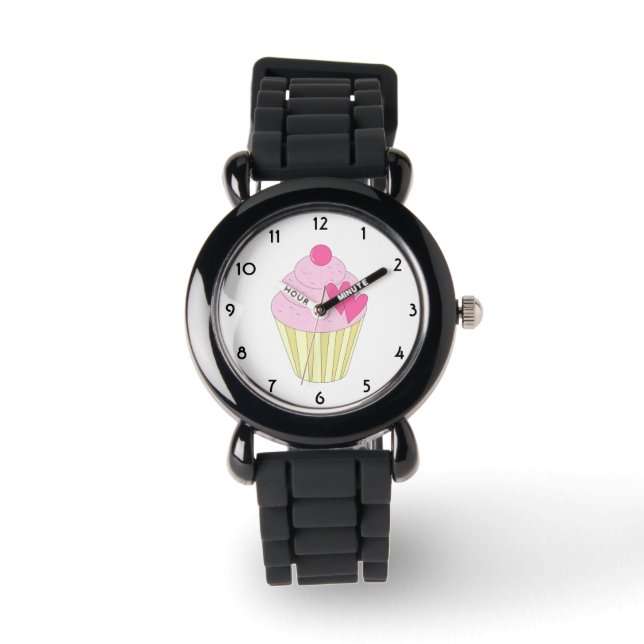 Pulsera Reloj infantil con brillo de plata illusima (Anverso)