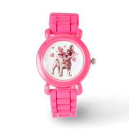 Pulsera Reloj infantil de Bulldog francés adorable