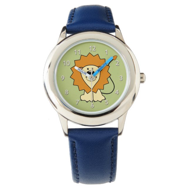 Pulsera Reloj infantil de León (Anverso)
