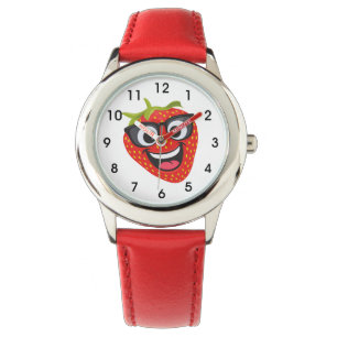 Pulsera Reloj infantil divertido de fresa