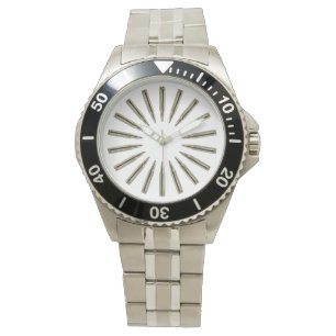 Pulsera Reloj inoxidable del círculo de la bala