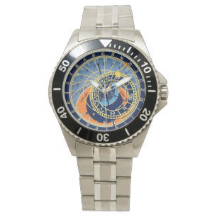 Pulsera Reloj inoxidable masculino, reloj astronómico de P