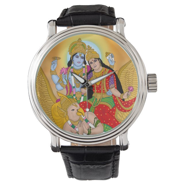 Pulsera Reloj Lakshmi Narayan - Decoración de pared divina (Anverso)