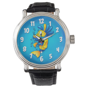 Pulsera Reloj lindo del dibujo animado de los pescados