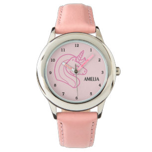 Pulsera Reloj mágico boho chicas lindas nombre de unicorni