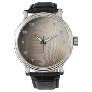 Pulsera Reloj masculino de cuero de venado negro personali