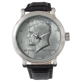 Pulsera Reloj masculino de medio dólar JFK