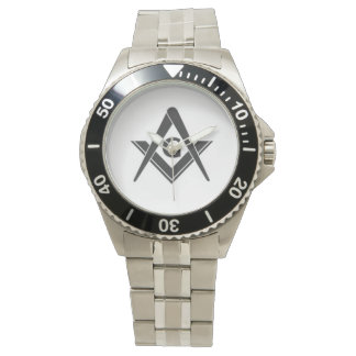 Pulsera Reloj masónico de acero inoxidable masculino