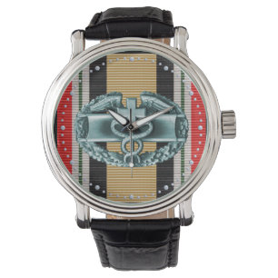Pulsera Reloj médico de la insignia del combate de Iraq
