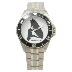 Pulsera Reloj nacido del esquí del jet de 2 tirones