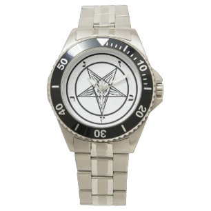 Pulsera Reloj negro adaptable de Baphomet