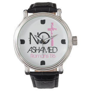Pulsera Reloj "no avergonzado" del estímulo del verso de