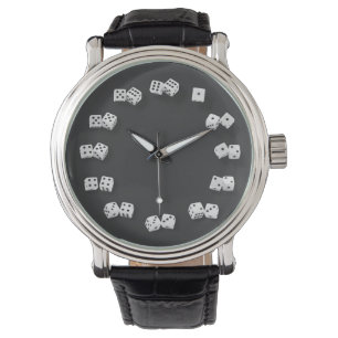 Pulsera Reloj numerado de la novedad de los dados