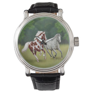 Pulsera Reloj occidental libre corriente de los caballos
