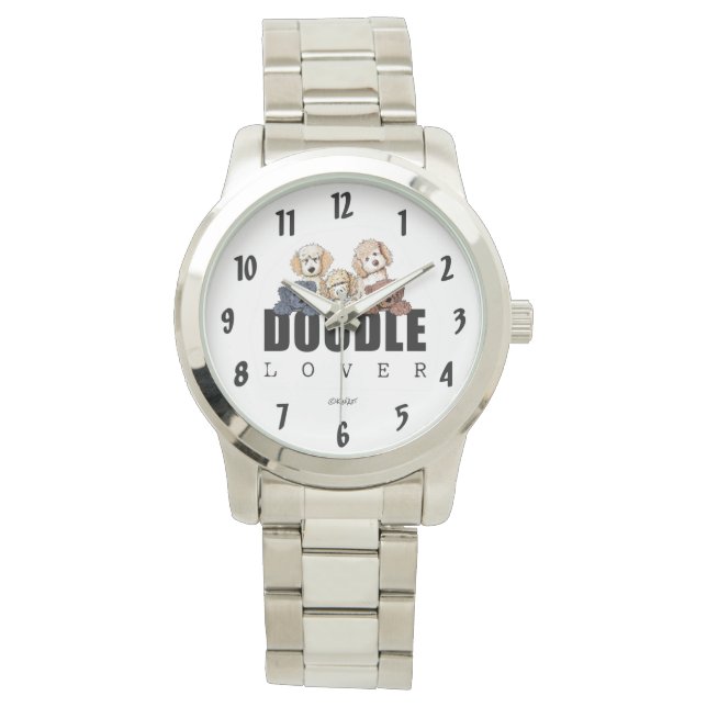 Pulsera Reloj para amante de DOODLE (Anverso)