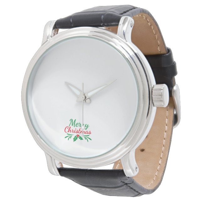 Pulsera Reloj para hombres con diseño de Navidad  (Angular)