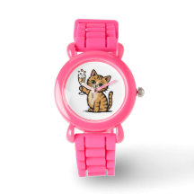 Reloj para niños de gato lindo – Regalo de cumplea